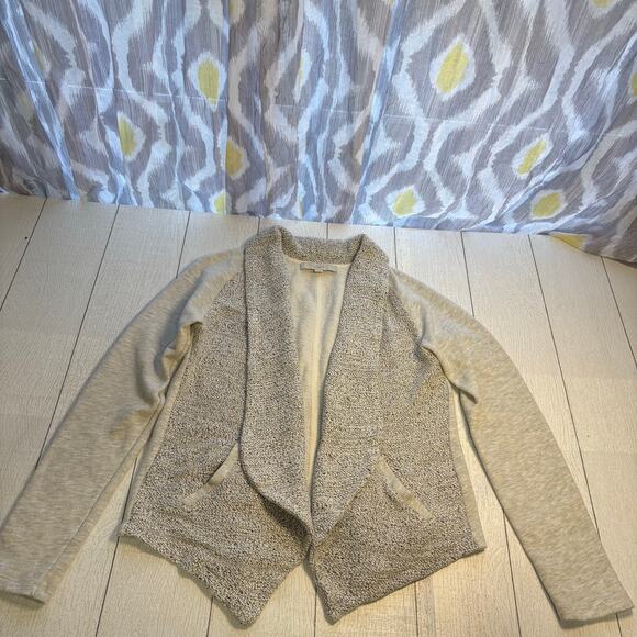 Ann Taylor LOFT Gray Open Front Cardigan Size Medium - Picture 1 of 10